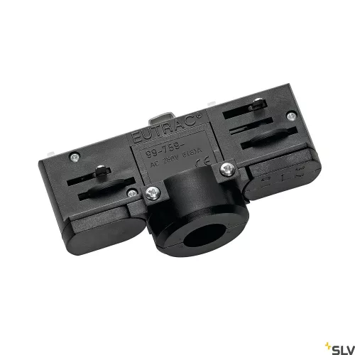 SLV EUTRAC / S-TRACK 145990 fekete univerzális lámpa függesztő adapter 3 fázisú sínhez