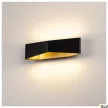 SLV CARISO WL-4 151740 fekete-arany dimmelhető fali LED lámpa