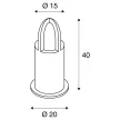 SLV RUSTY CONE 40 229431 corten acél kültéri allólámpa