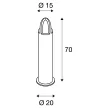 SLV RUSTY CONE 70 229432 corten acél kültéri allólámpa