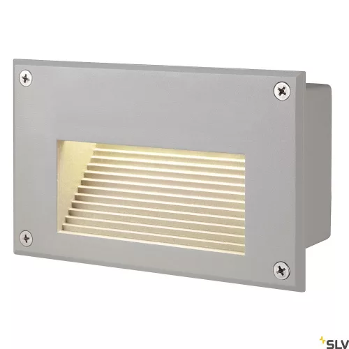 SLV BRICK DOWNUNDER 229702 szürke kültéri falba süllyeszthető LED lámpa