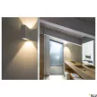 SLV QUAD 2 XL 232441 fehér kültéri fali LED lámpa