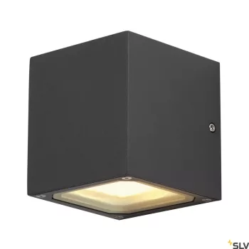 SLV SITRA CUBE 232535 antracit kültéri fali lámpa