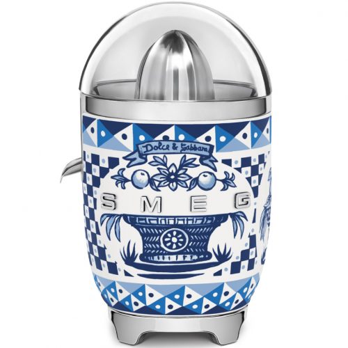 SMEG 50's Style CJF01DGBEU Blu Mediterraneo Dolce&Gabbana retro design narancsfacsaró gép