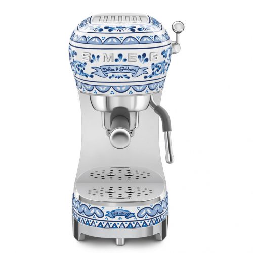 SMEG 50's Style ECF02DGBEU Blu Mediterraneo Dolce&Gabbana retro design espresso kávéfőző