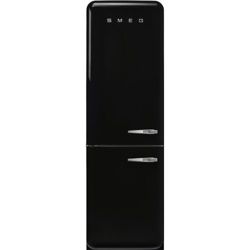SMEG 50's Style FAB32LBL5 fekete alulfagyasztós kombinált retro design hűtőszekrény fagyasztóva
