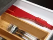 TREBONN Twins 1520210 piros többfunkciós helytakarékos salátaszedő csipesz