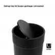 UMBRA TOUCH 023269-040 Fekete billenőfedeles szemetes kuka
