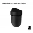 UMBRA TOUCH 023269-040 Fekete billenőfedeles szemetes kuka