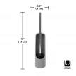 UMBRA TOUCH 023274-918 Szürke wc kefe tartó