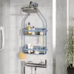 UMBRA FLEX 023460-1050 szürkés kék zuhanykabinba akasztható polc