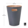 UMBRA WOODROW CAN 082780-618 sötétszürke papírkosár