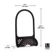 UMBRA SLING 1004294-040 Fekete mosogató csapra akasztható szivacstartó