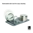 UMBRA UDRY DRYING RACK 1004301-149 sötétszürke összecsukható edényszárító matrac
