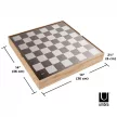 UMBRA BUDDY 1005304-390 Természetes fa különleges sakk készlet