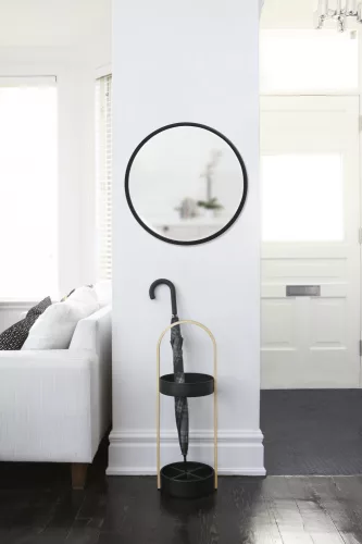 UMBRA HUB 61 1008243-040 Fekete kerek tükör