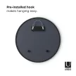 UMBRA HUB 61 1008243-040 Fekete kerek tükör