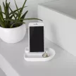 UMBRA JUNIP 1009279-660 fehér telefon és gyűrűtartó tál