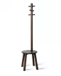UMBRA PILLAR STOOL 1014257-048 barna-fekete sámli és kabátakasztó álló fogas