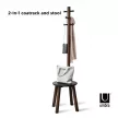 UMBRA PILLAR STOOL 1014257-048 barna-fekete sámli és kabátakasztó álló fogas
