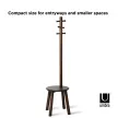 UMBRA PILLAR STOOL 1014257-048 barna-fekete sámli és kabátakasztó álló fogas