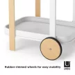 UMBRA BELLWOOD 1015392-668 fehér-natúr fa zsúrkocsi