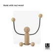 UMBRA WOODY DESK 1015612-045 Fekete-natúr fa vicces asztali fényképtartó keret