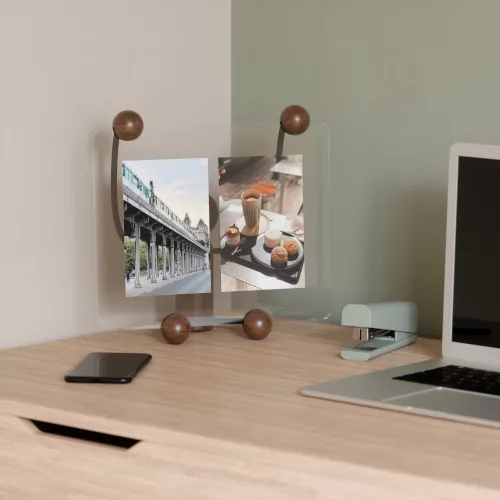 UMBRA WOODY DESK 1015612-048 Fekete-dió vicces asztali fényképtartó keret