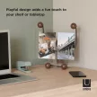 UMBRA WOODY DESK 1015612-048 Fekete-dió vicces asztali fényképtartó keret