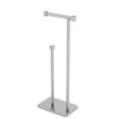 UMBRA CAPPA 1015897-410 matt ezüst wc kefe és wc papír tartó állvány