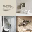 UMBRA MONTAGE SHELF 1017571-660 fehér designer fali polc