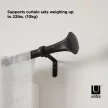 UMBRA SITA 1018343-038 Matt fekete állítható teleszkópos függönykarnis