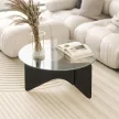 UMBRA MADERA 1018611-040 fekete kerek dohányzóasztal