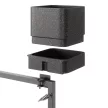 UMBRA CUBIKO 4db-os 1018767-040 fekete fali kaspó szett