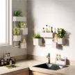 UMBRA CUBIKO 1018767-1313 homokszínű fali kaspó szett