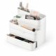 UMBRA GLAM ORGANIZER L 1019198-910 fehér piperetartó kozmetikai rendszerező doboz