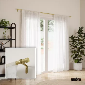 UMBRA CAPPA 1021409-240 arany állítható hosszúságú szimpla teleszkópos függönykarnis