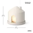 UMBRA CASITA 1021884-1313 homokszínű elektromos illatosító aroma diffúzor