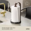 UMBRA BELLWOOD 1022358-048 fekete-dió színű asztali papírtörlő tartó