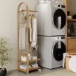 UMBRA BELLWOOD COAT RACK 1022523-668 fehér-natúr fa ruhaállvány