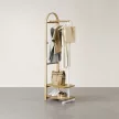 UMBRA BELLWOOD COAT RACK 1022523-668 fehér-natúr fa ruhaállvány