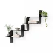 UMBRA MONTAGE METAL 1022611-040 fekete designer fali polc szett