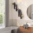 UMBRA MONTAGE METAL 1022611-040 fekete designer fali polc szett