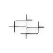 UMBRA MONTAGE METAL 1022611-040 fekete designer fali polc szett