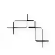 UMBRA MONTAGE METAL 1022611-040 fekete designer fali polc szett