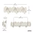 UMBRA TEMPO 6 1022941-1313 homokszínű fali akasztó fogas