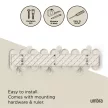 UMBRA TEMPO 6 1022941-1313 homokszínű fali akasztó fogas