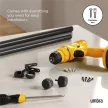 UMBRA CLEO 1022958-038 fekete állítható függönykarnis