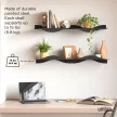 UMBRA SURF WALL 1023282-040 fekete designer fali polc szett