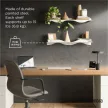 UMBRA SURF WALL 1023282-1313 homokszínű designer fali polc szett